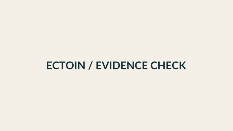 Ectoin skincare evidence check editorial cover