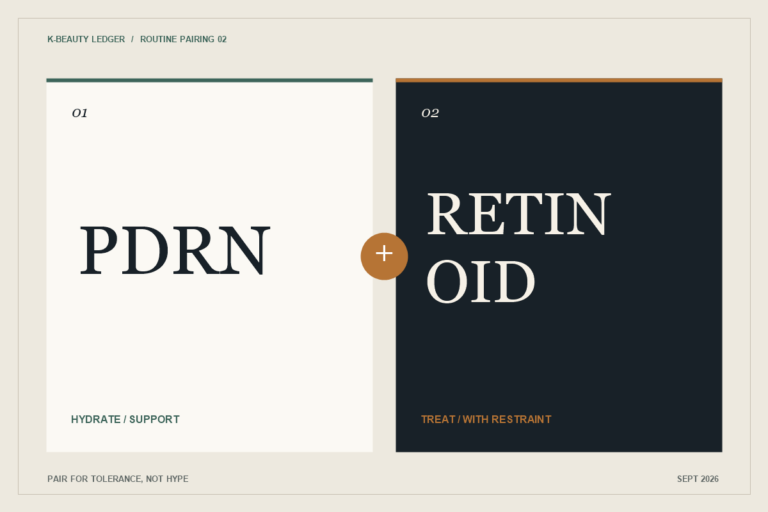 PDRN and retinoid routine pairing